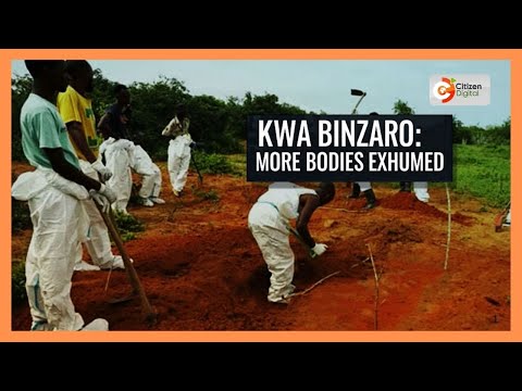 Kwa Binzaro: 24 bodies exhumed, 15 held in probe