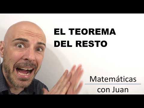 TEOREMA DEL RESTO O RESIDUO. División de polinomios