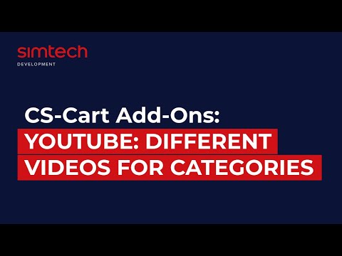 CS-Cart add-ons: YouTube: Different videos for categories