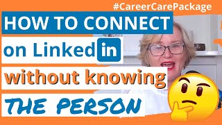 How to connect on LinkedIn without knowing the person and ask for career advice - PROVEN EXAMPLE