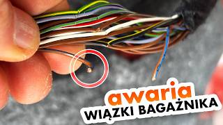 Audi A3 8V: błąd świateł i przerwana wiązka bagażnika