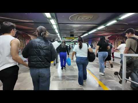 Estación Garibaldi / Lagunilla, transbordo de Línea 8 a Línea B - STC Metro CDMX