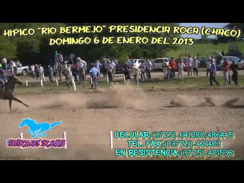 COMPILADO HíPICO "RÍO BERMEJO" PRESIDENCIA ROCA(CHACO) DOMINGO 06 DE ENERO DEL 2013