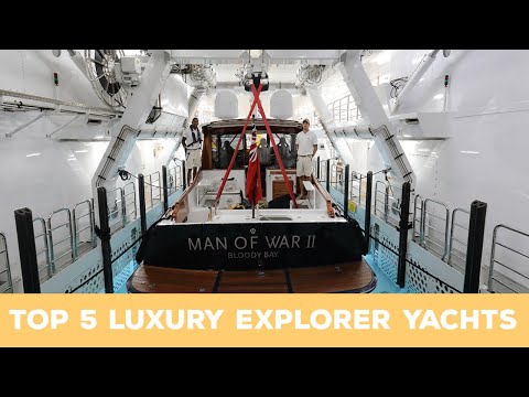 TOP 5 LARGEST EXPLORER YACHTS IN 2020  [Crazy toys including submarine, helicopters & more]
