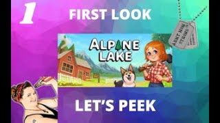 Alpine Lake Gameplay, Lets Play, First Look Opening and Building an Inn Episode 1