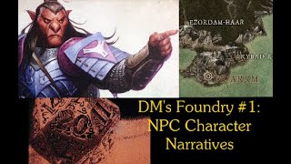 DM's Foundry: The NPC Character Narrative