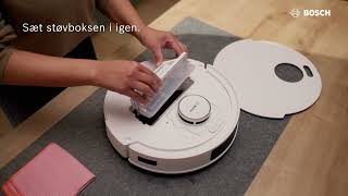 Bosch Home Robotics Spotless HowTo Empty the dust box DK