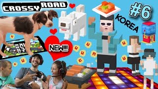Our Dog Rose plays CROSSY ROAD KOREAN Update w/ US!  PSY, JINDO, KIMCHI, BBQ & MORE! (FGTEEV Part 6)