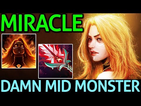 Miracle- Dota 2 [Lina] Damn! Mid Monster vs Tiny by Mind_Control