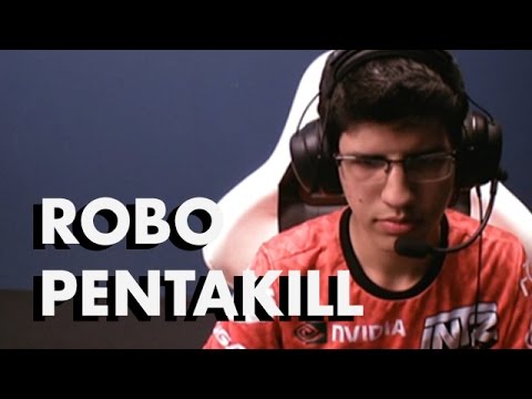 Robo realiza um Pentakill de Fiora em INTZ RED vs SANTOS DEXTERITY