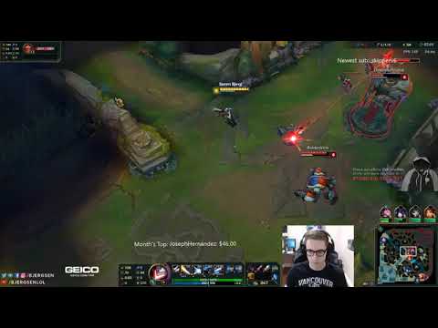 TSM Bjergsen Lucian vs Kassadin mid Pre Season 8 Full Hd
