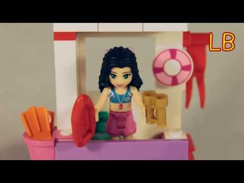 Vidéo LEGO Friends 41028 : Le poste de sauvetage d'Emma