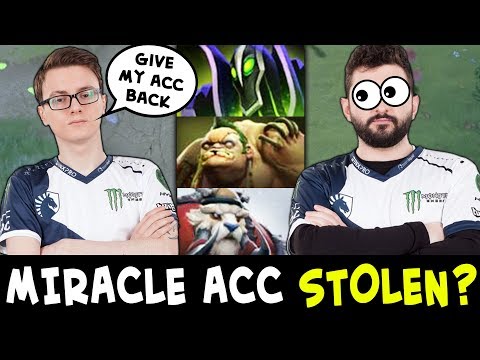 Miracle account STOLEN by GH? WTF picks by Miracle in rank