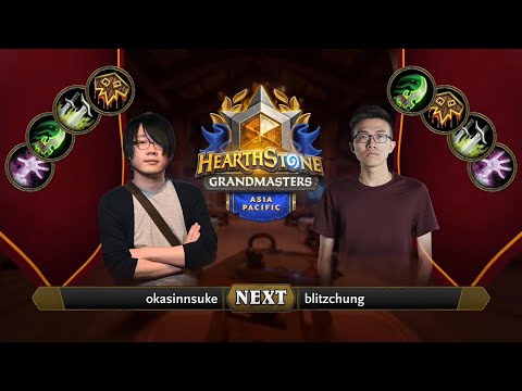 okasinnsuke vs blitzchung | 2021 Hearthstone Grandmasters Asia-Pacific | Top 8 | Season 2 | Week 3