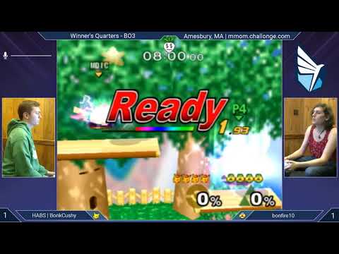 MMOM154 SSBM - BonkCushy (Pikachu) vs. bonfire10 - Melee WQF