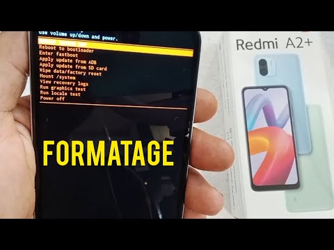 comment faire un formatage pour Redmi A2 plus