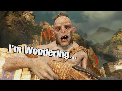 Orc Actually Asks A Good Question - Shadow Of War