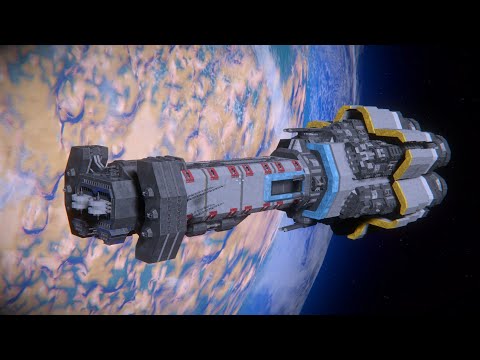 Space Engineers Workshop - Truman Class Dreadnought Full Tour with the Creator