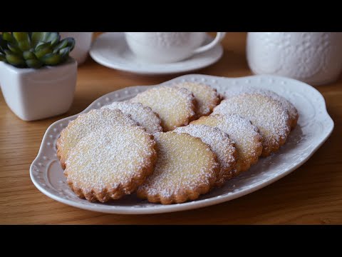 Simple and delicious cookies for tea or coffee! Quick recipe!
