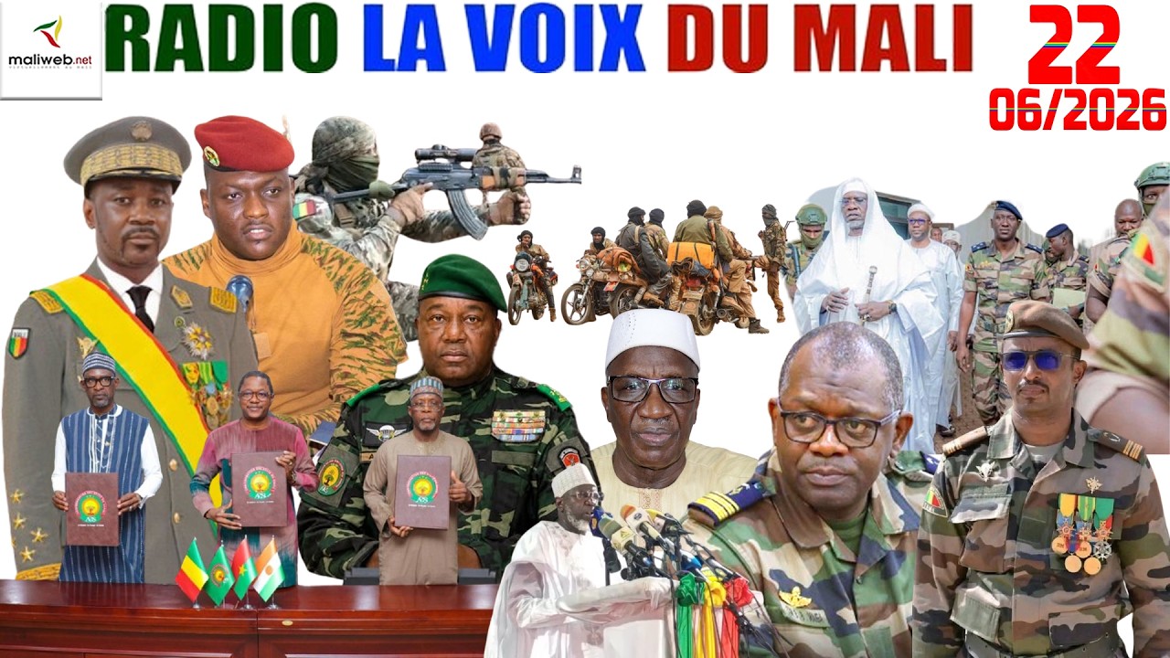 La Revue de Presse de la RADIO LA VOIX DU MALI du 22 Juin 2026