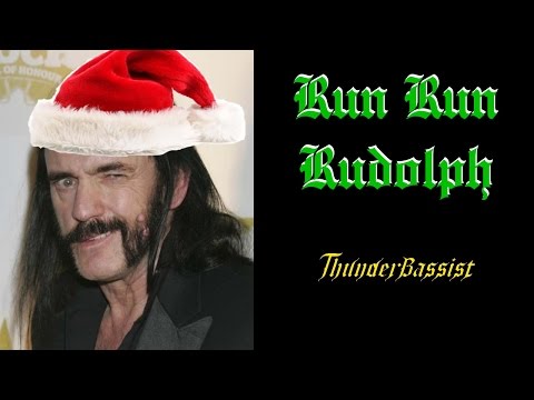Run Rudolph Run - Lemmy Kilmister, Billy Gibbons, Dave Grohl, bass cover