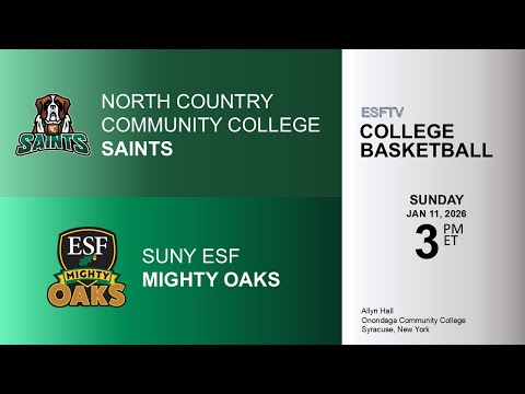 ESFTV College Basketball - North Country Community College at SUNY ESF