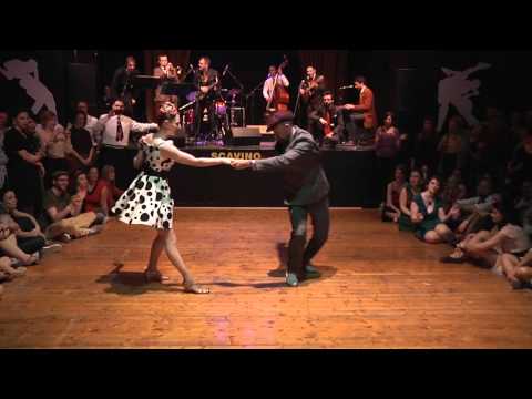 Swing Train Festival 2016 | Kevin & Jo - impro on Hot Sugar band