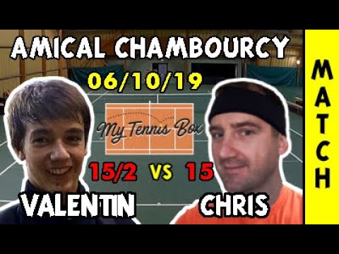 Christophe (15) vs Valentin (15/2) - Match amical - Highlights - 06/10/2019