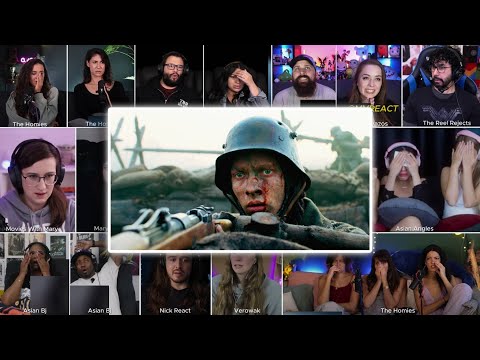 French Tank Attack Scene REACTION MASHUP | All Quiet on the Western Front (2022)