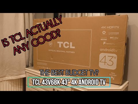 TCL 43V6BK 43 4K Android LED TV Review $250 The Best Price Budget 4K TV | Is TCL Actually Good?