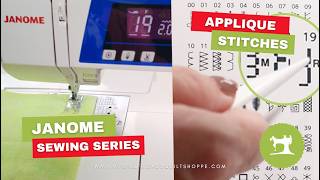 Janome Sewing Series: Appliqué Stitches | Blanket Stitch Tips (3160 & 2030)