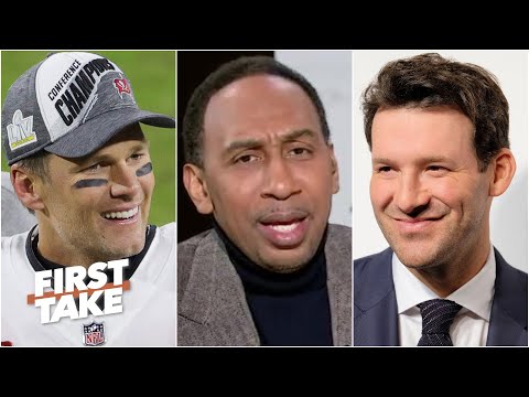 Stephen A. 談論 Tony Romo 對 Patrick Mahomes 和 Tom Brady 的評論！ | First Take (Stephen A. reacts to Tony Romo's comments about Patrick Mahomes and Tom Brady | First Take)