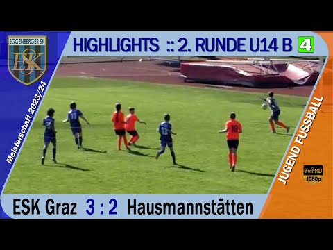 🟢 U14B ⚽️ ESK Graz 🆚 Hausmannstätten⚽️ vom 17.9.2023