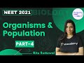 Organisms Population Part 4 NEET 2021 NEET Biology Ritu Rattewal