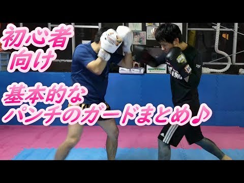 初心者向け🔰 基本的なパンチのガードのやり方 キックボクシング ムエタイ