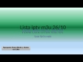 NUEVA LISTA IPTV 26 10