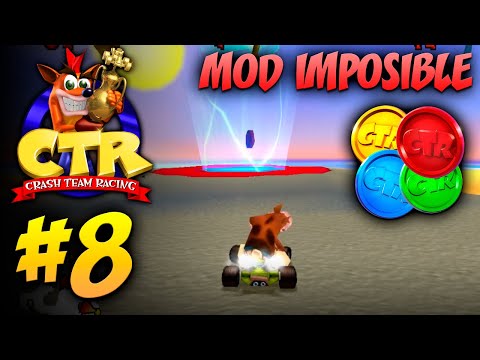 ¡Inician los Tokens Insanos para el 101%! - Crash Team Racing: Ultra Hard #8