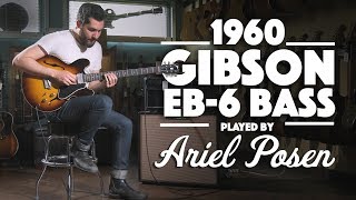 Video thumbnail for 1960 Gibson EB-6 played by Ariel Posen by Carter Vintage Guitars