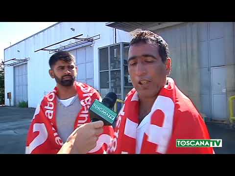 2018-07-23 PRATO - PROTESTA OPERAI COOP GIANO,  PAGHE DA FAME