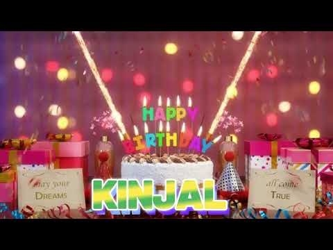 KINJAL Happy Birthday Song with Names 🌟 Happy Birthday to You