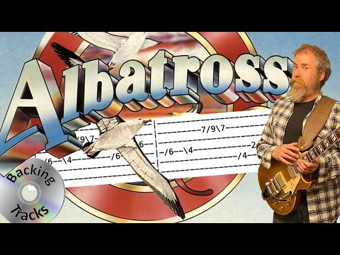 Albatross Backing Track - Fleetwood Mac arranged for 1 Guitar with TAB