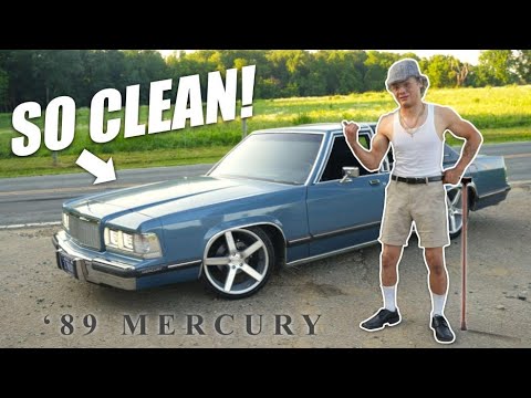 *PIMPING OUT* MY FLAWLESS '89 MERCURY! (The Slammed Marquis)
