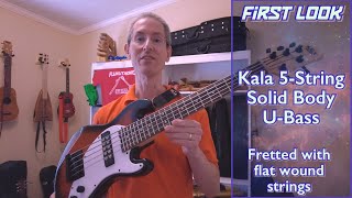 Video thumbnail for First Look: Kala 5-String Solid Body U-Bass w/ flat wound strings by Flukutronic