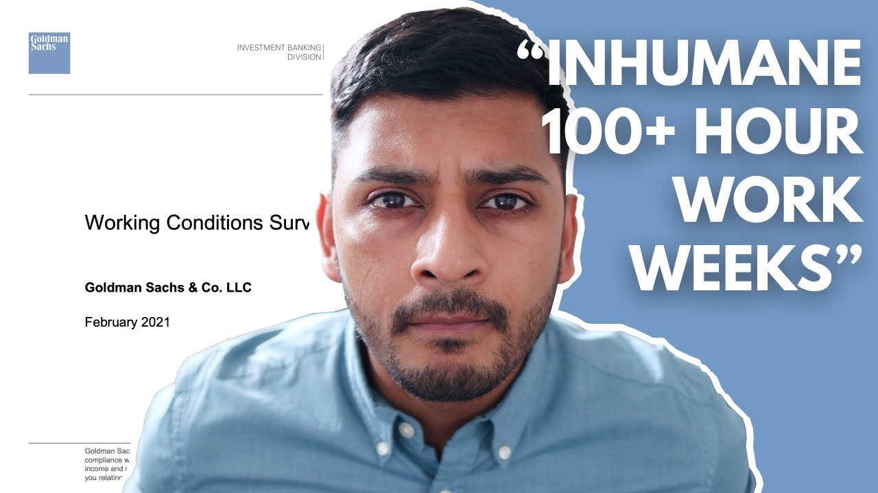 Ex-Goldman Sachs Reacts to GS Working Conditions Survey