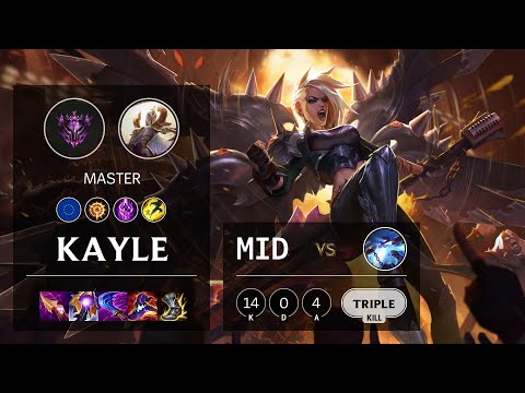 Kayle Mid vs Xerath - EUW Master Patch 11.17