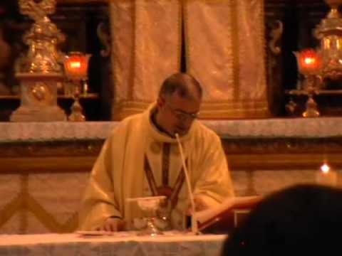 Mass of Our Lady of Sorrows at Ta` Giezu  Parish Valletta  03/04/09 Pt3