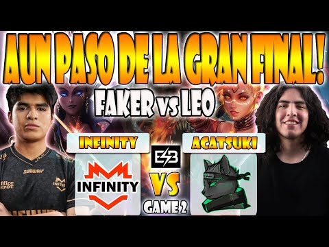 INFINITY VS ACATSUKI BO3[GAME 2]SEMIFINAL-MNZ,LEO VS LUMIERE-QUALIFIER SA THE INTERNATIONAL 2023-ESB