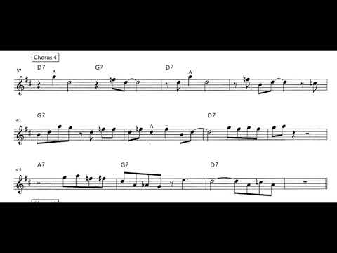 SHUFFLIN' IN F - ALTO SAX