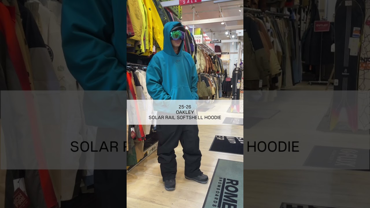 25-26OAKLEY SOLAR RAIL SOFTSHELL HOODIE