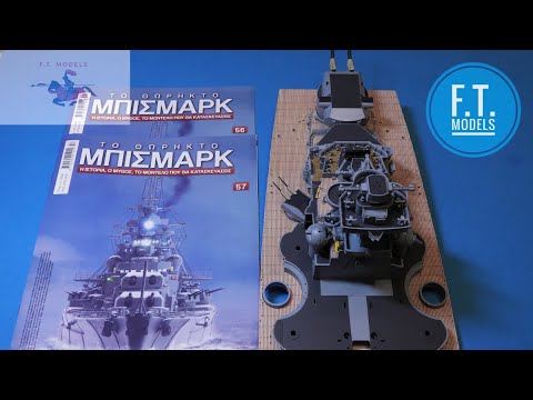 Hachette  -  Build  The  Battleship  Bismarck  1/200  (  Part  56  -  57  )  Happy  New  Year  2023